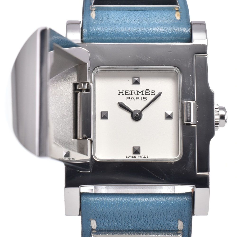 エルメス HERMES ME3.210 メドール シルバー クォーツ レディース 内箱