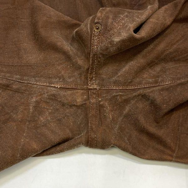 中古】EVIS JEANS 初期2504XX 柿渋染め ブラウン W32L35 ※丈詰め