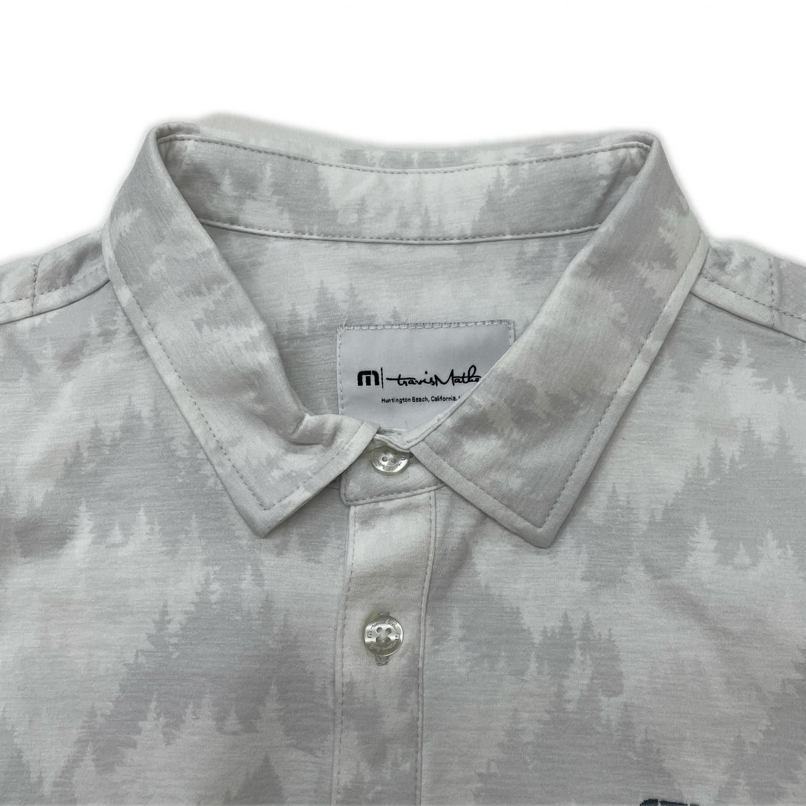 中古 メンズ トラビスマシュー TRAVIS MATHEW 半袖ポロシャツ L ライト