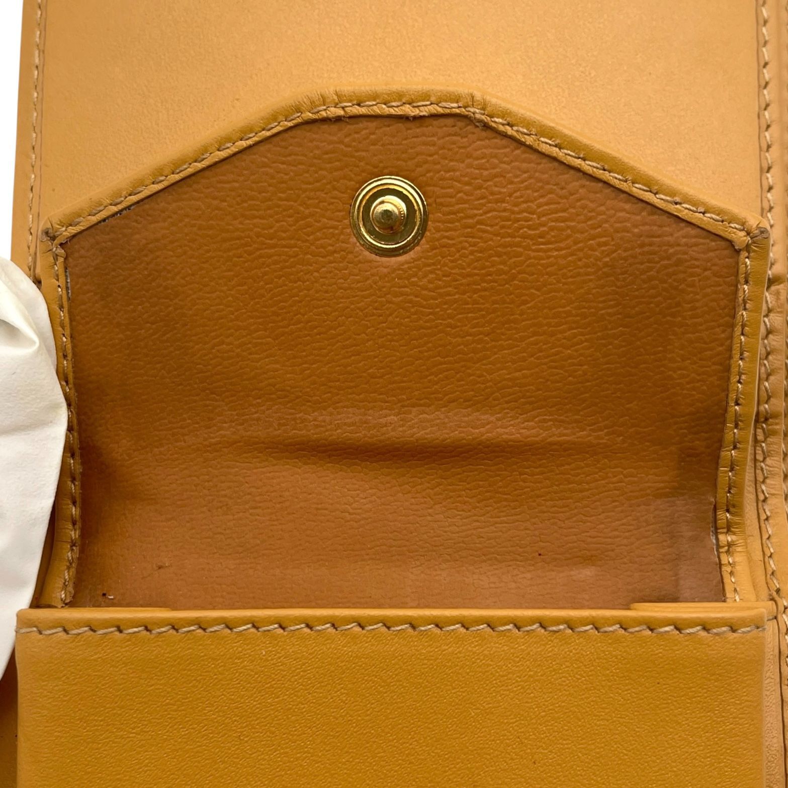 美品 CELINE セリーヌ 二つ折り財布 マカダム柄 トリオンフロゴ レザー