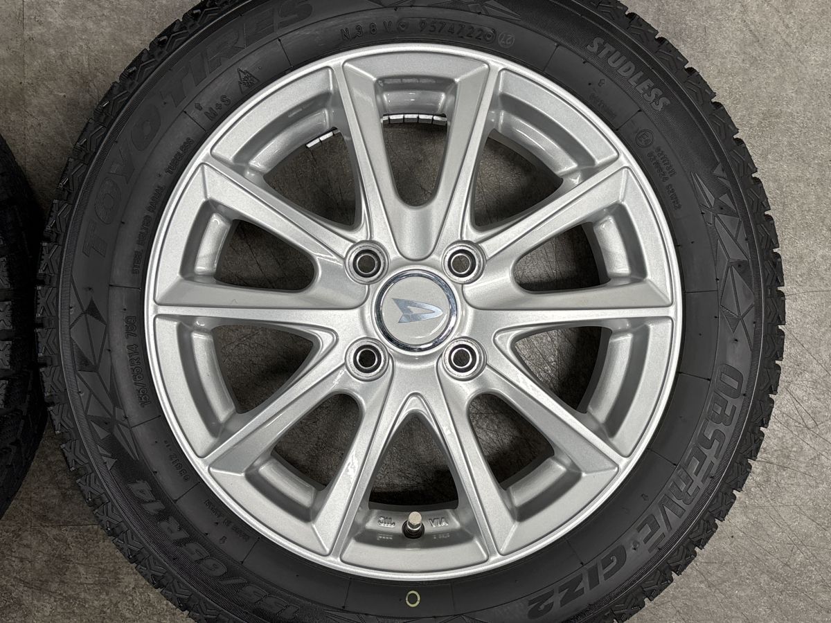 バリ溝】10スポークホイール 14in 4.5J +45 PCD100 トーヨー