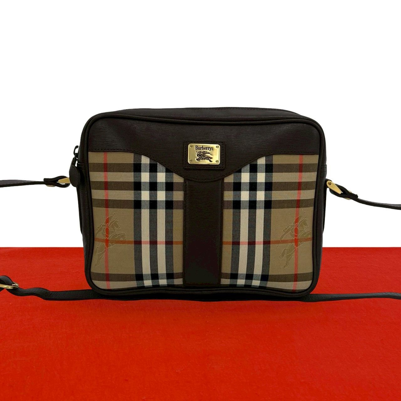 極 美品 Burberrys バーバリーズ ヴィンテージ ノバチェック シャドー