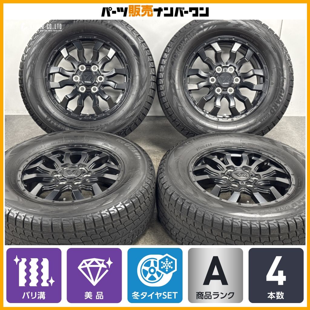 美品 バリ溝】ヴァブロ RR-01 18in 7.5J +55 PCD139.7 ヨコハマ アイス