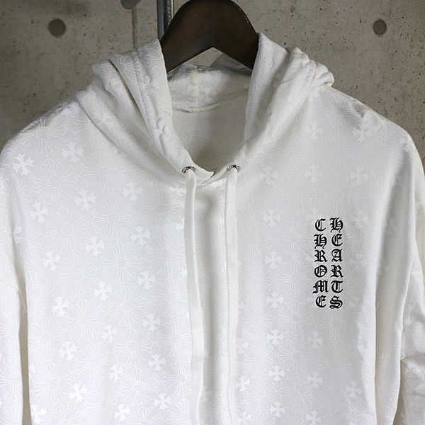 CHROME HEARTS 総柄CH ホースシュープリントプルオーバーパーカー CHROME HEARTS 新宿店 クロムハーツ CHプラス 総柄プリント ホース