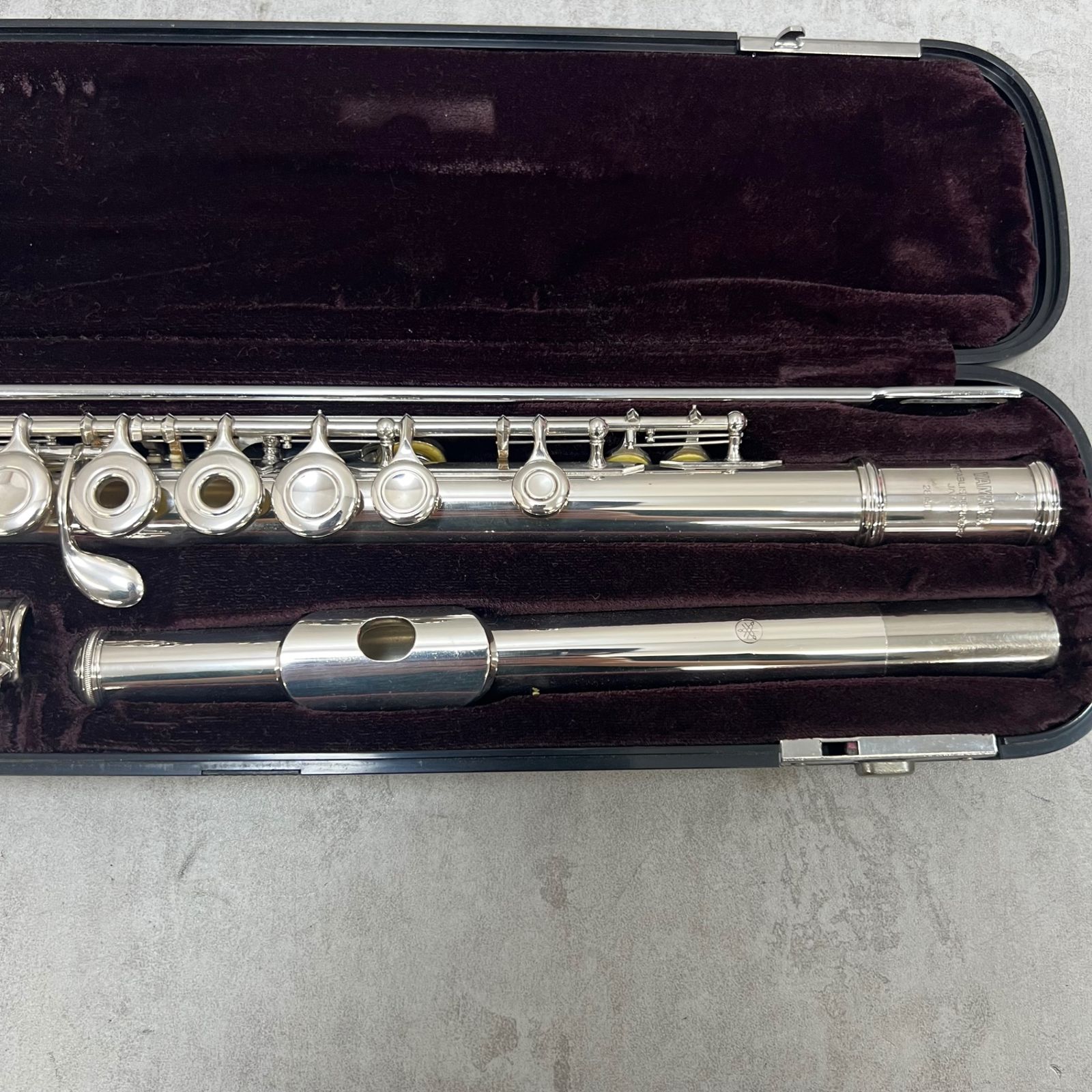 【美品】YAMAHA YFL-281SII フルート リングキィ　インライン 美品 ヤマハ フルート YFL-281SⅡ リングキィ インライン 銀メッキ