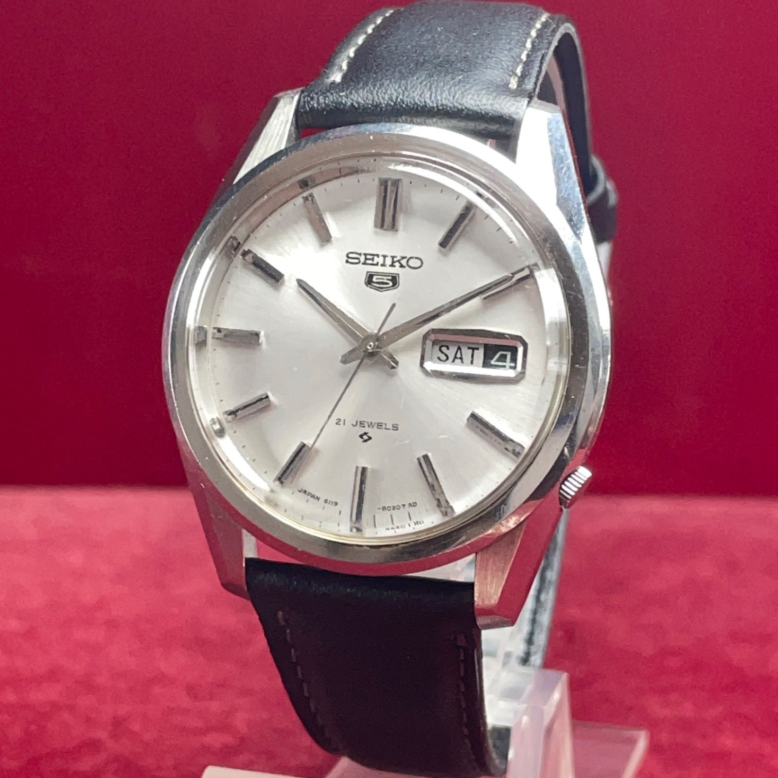 1968年製 SEIKO 5 セイコー5 自動巻 6119-8020 日本製 ヴィンテージ