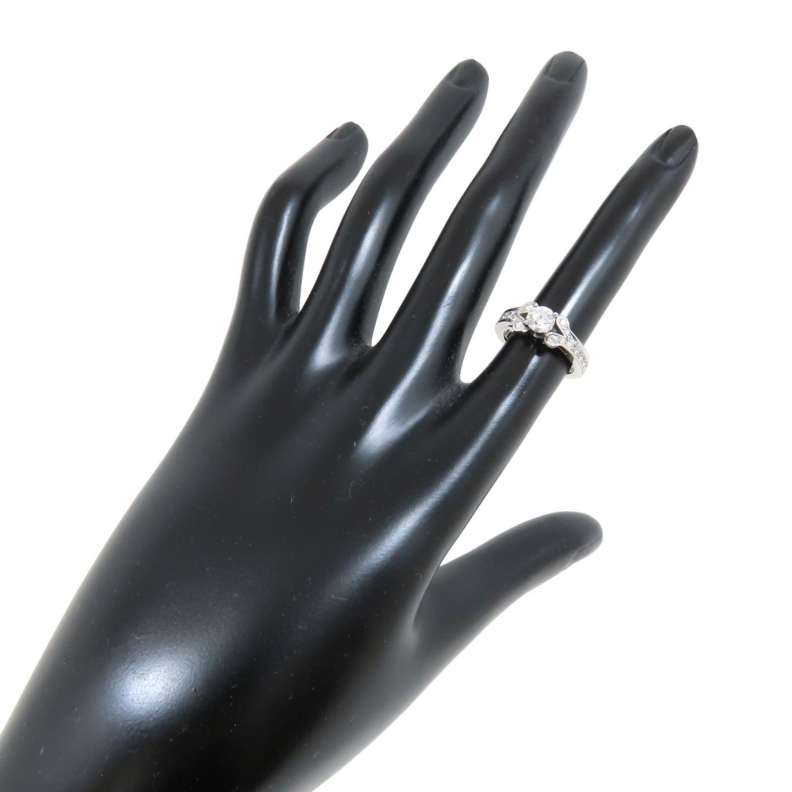 Cartier カルティエ バレリーナ ハーフエタニティ ダイヤ リング