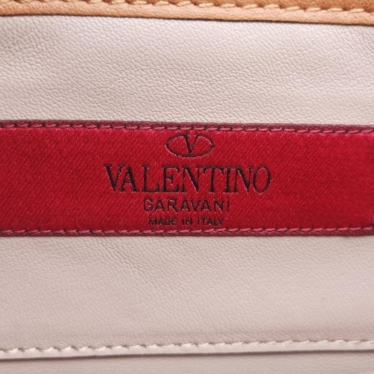 ヴァレンティノValentinoグラムロック マルチカラー レザー×クリスタル
