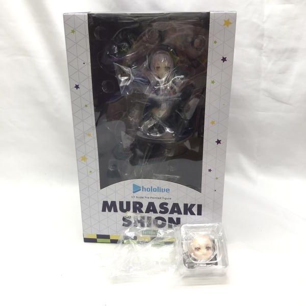 中古】未開)コトブキヤ 紫咲シオン 1/7 特典ニヒヒ顔パーツ付き[18