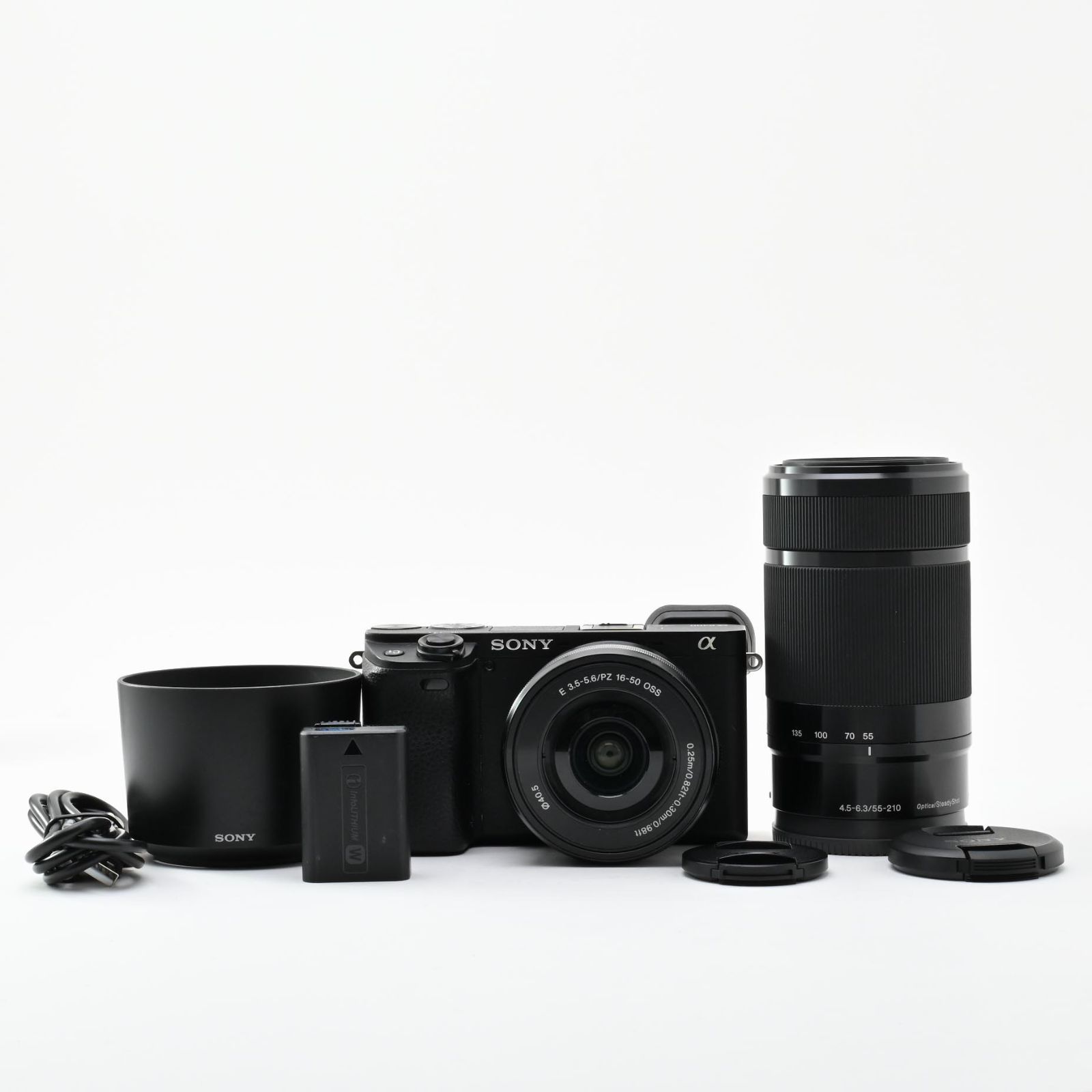□ 良品 □ SONY α6400 ダブルズームレンズキット ブラック ILCE-6400 
