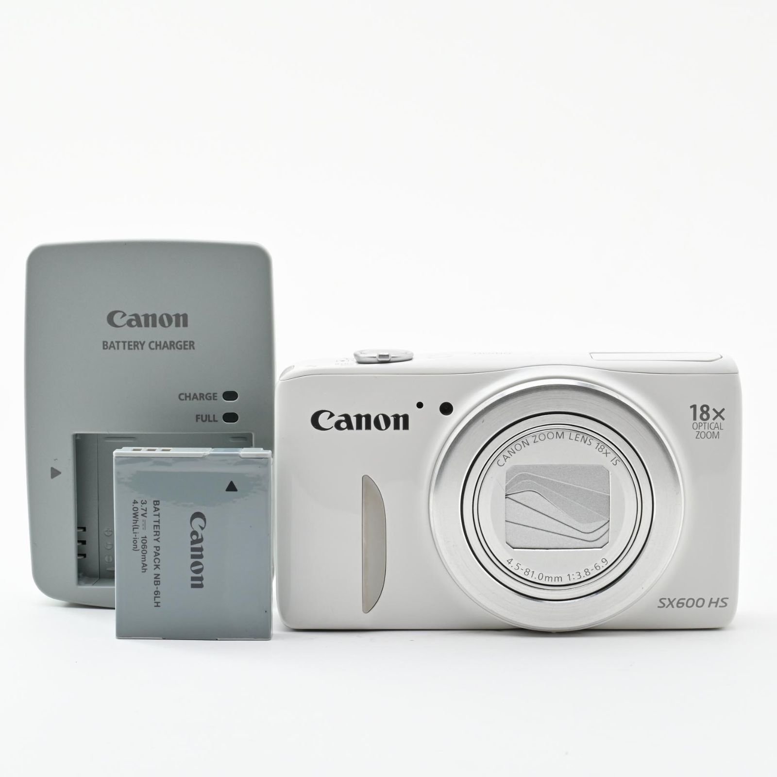 □ 美品 □ CANON Power Shot SX600 HS ホワイト - メルカリ