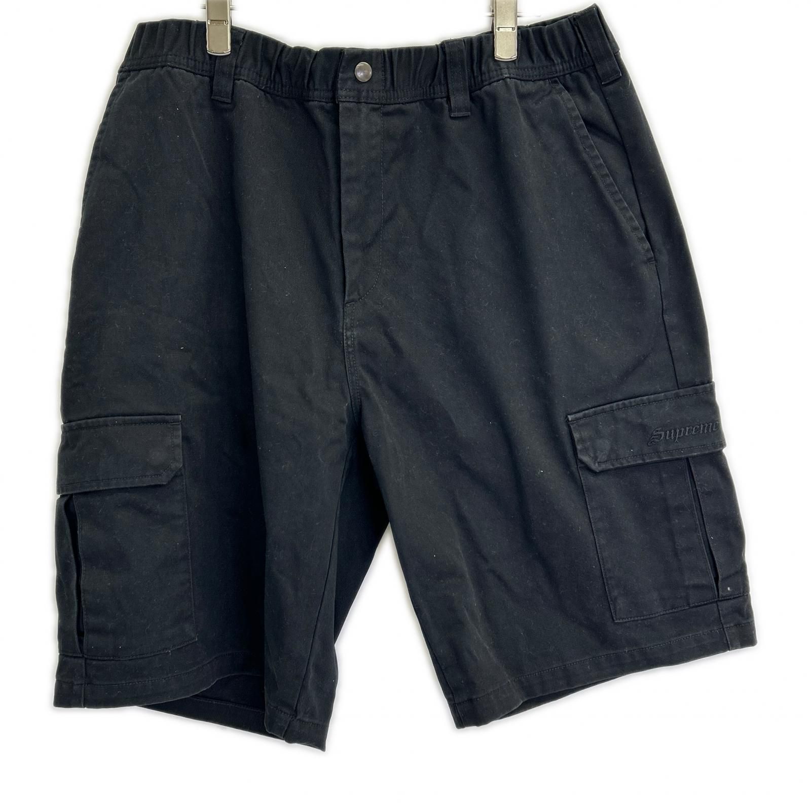 Supreme シュプリーム 22SS ブラック Cargo Work Short ハーフパンツ