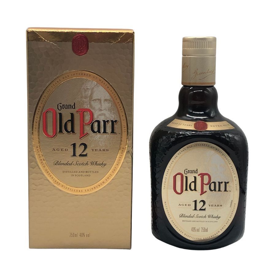 オールドパー　12年　750ml 3本セット　Old Parr 新品未開栓品 グランド オールドパー 12年 750ml 未開栓 - メルカリ