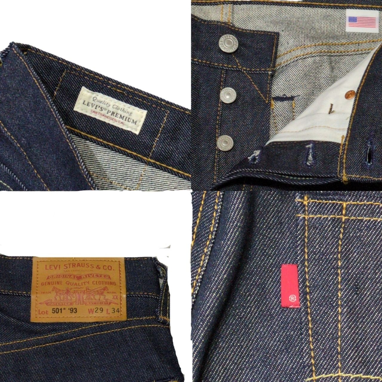 Levi's リーバイス LEVI'S PREMIUM 501'93 デニムパンツ メンズ W29