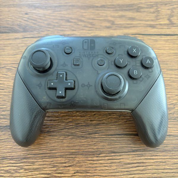 任天堂 純正 Switch Proコントローラー HAC-013 プロコン 黒 動作品