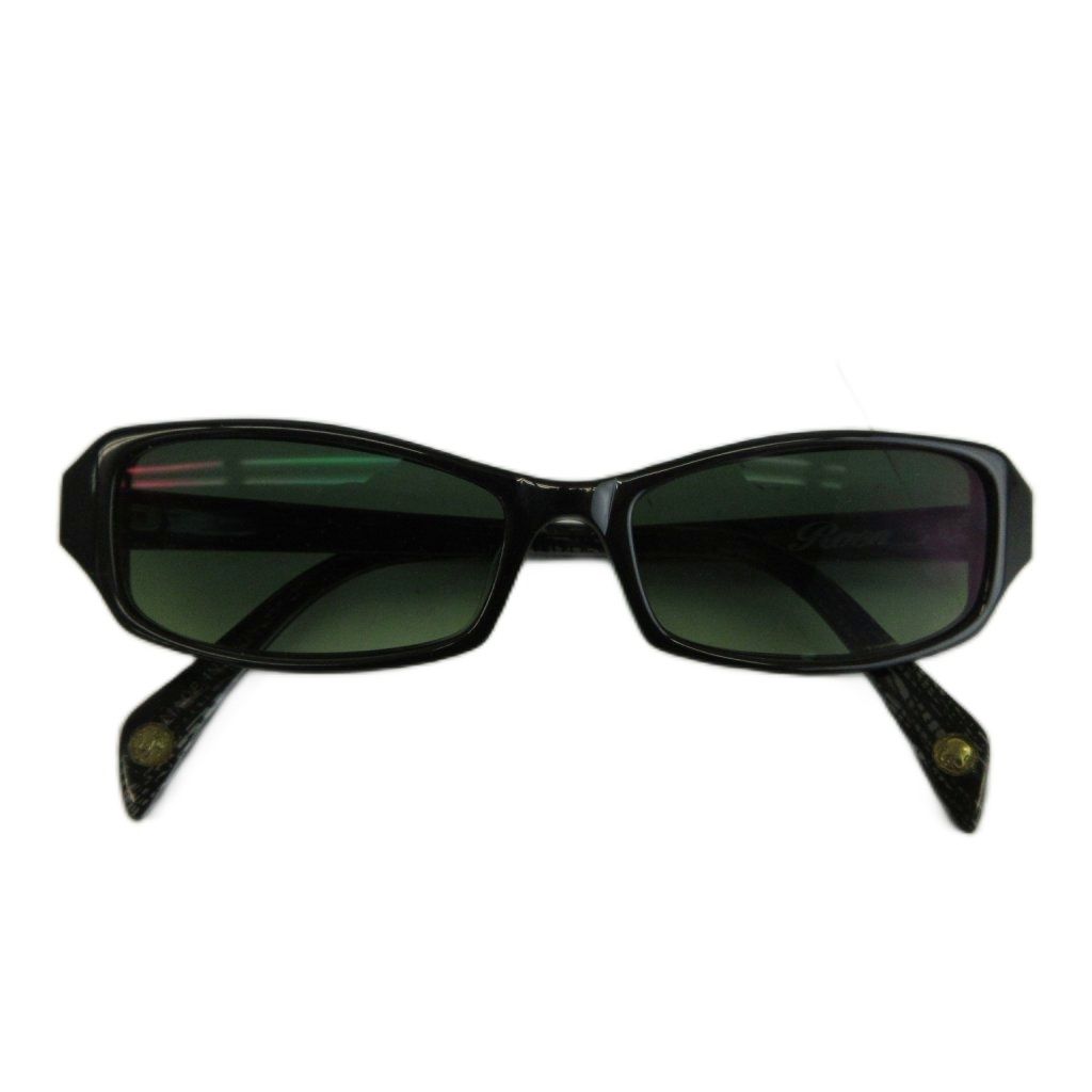 【美品 スカルロゴ ROEN】サングラス セルフレーム ブラック系 レアモデル ロエン Roen 眼鏡 サングラス セルフレーム グラデーション スクエア