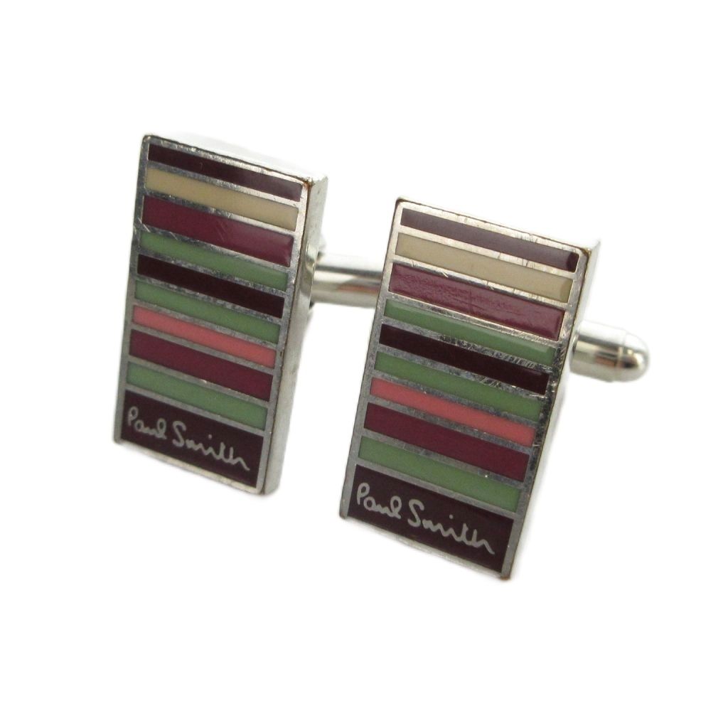 ポールスミス PAUL SMITH カフス アクセサリー スクエア マルチ