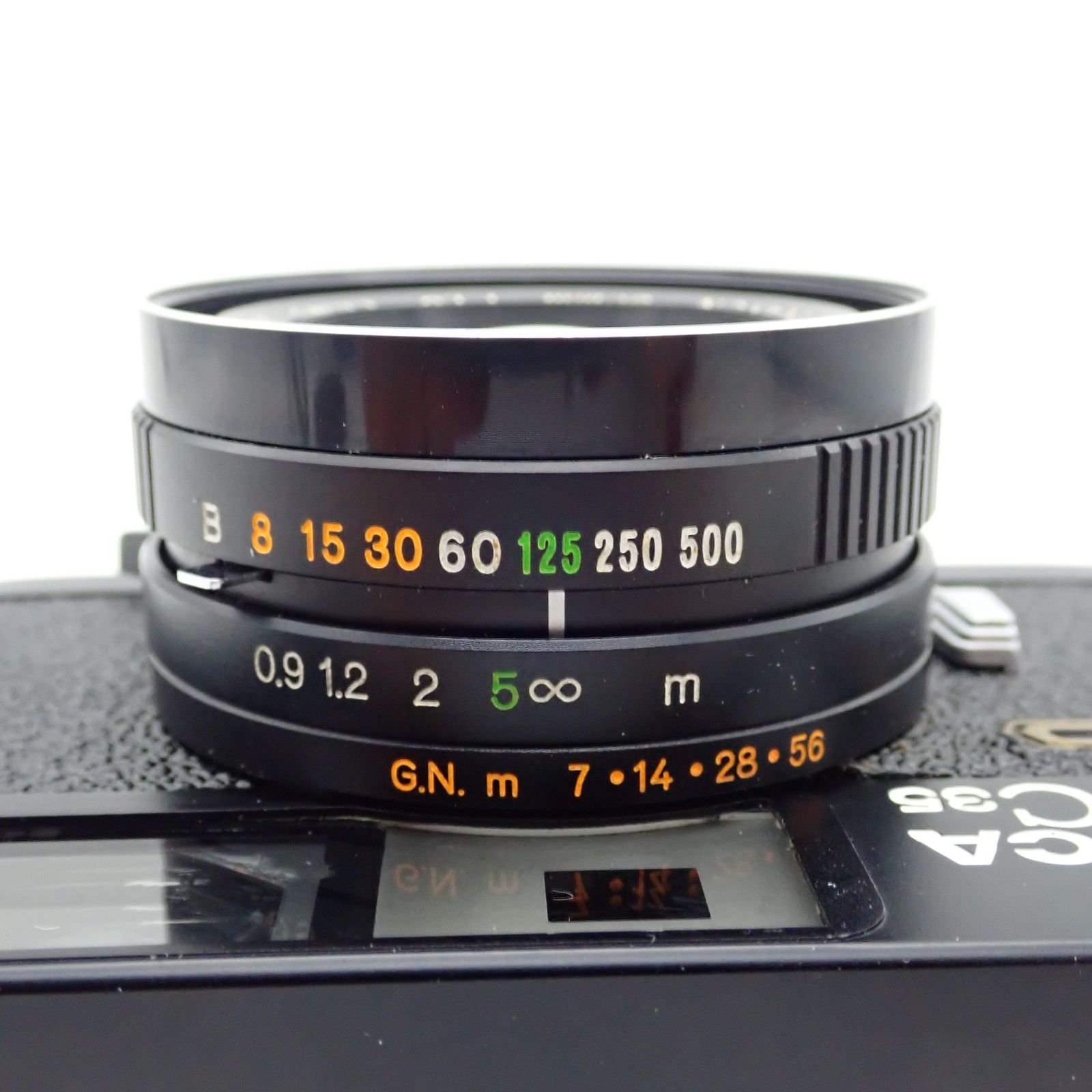極上品 KONICA C35 FD ブラック HEXANON 38mm f1.8 レンジファインダー