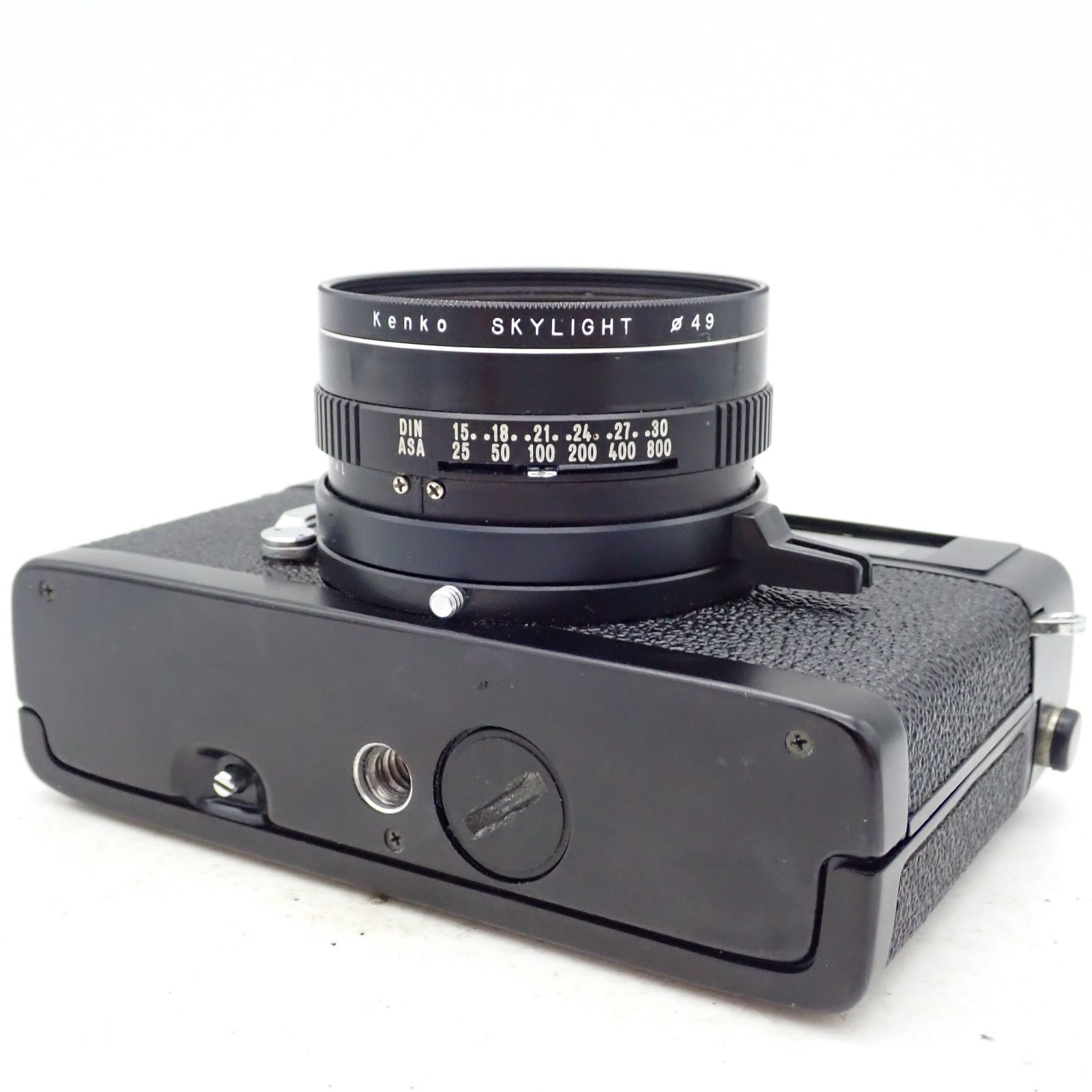 コニカC35FDブラック／ヘキサノン38mmf1.8付【実写確認済整備品】 極上品 KONICA C35 FD ブラック HEXANON 38mm f1.8 レンジファインダー