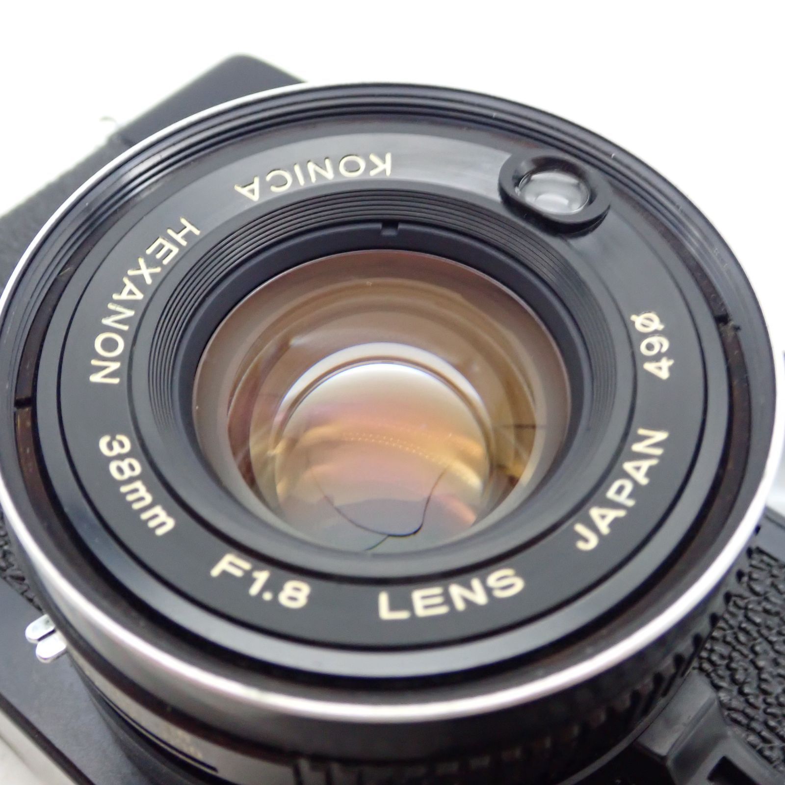 極上品 KONICA C35 FD ブラック HEXANON 38mm f1.8 レンジファインダー