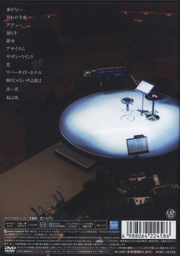 DVD 中森明菜 Akina Nakamori Special Live 2005 Empress at CLUB ex