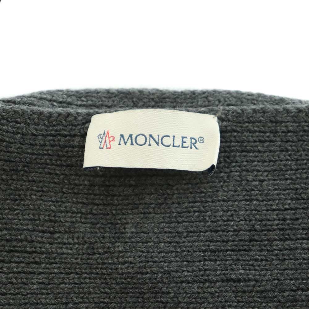 モンクレール MONCLER マフラー ストール ロゴ グレー /SS □OS □GY18