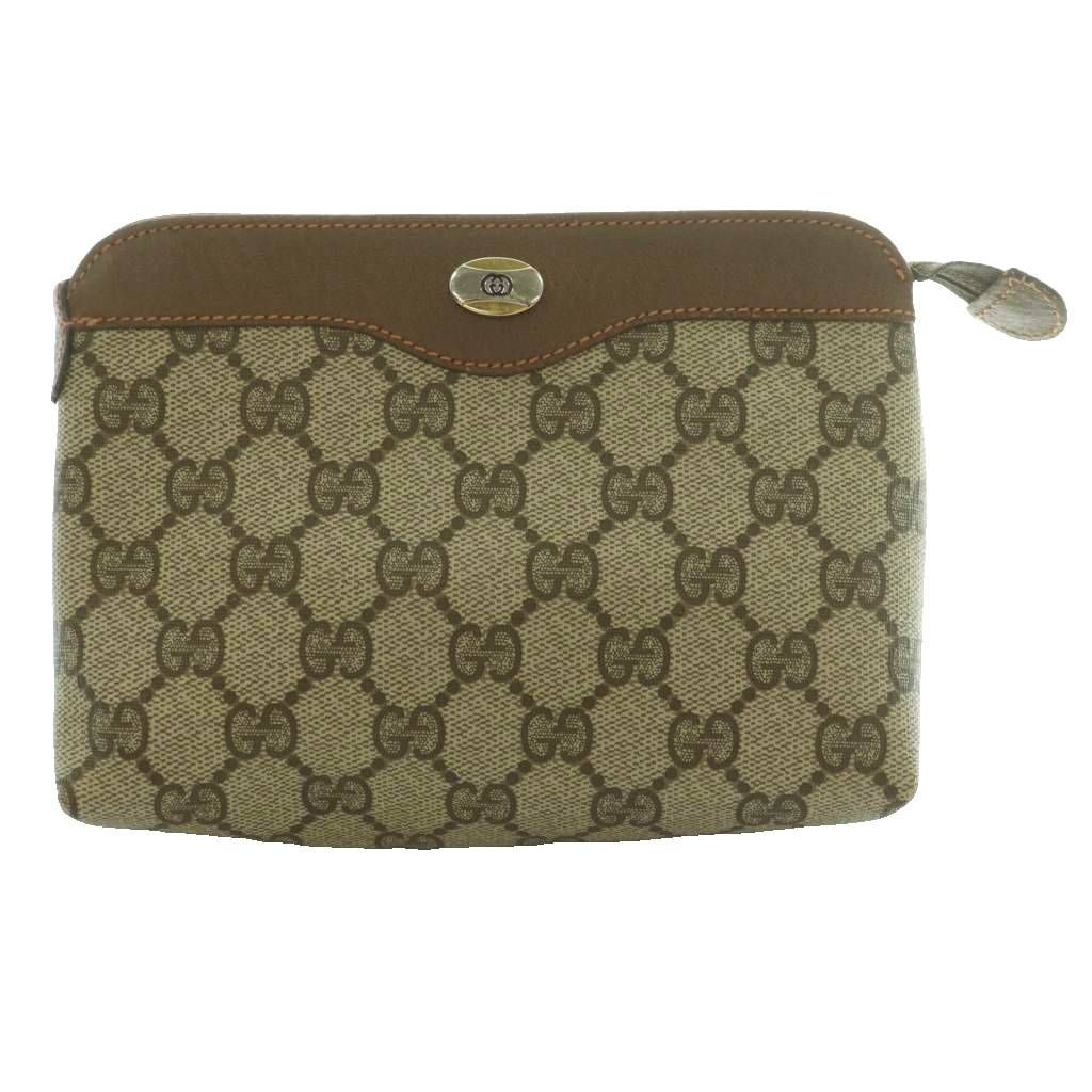 グッチ GUCCI ポーチ インターロッキングG GGスプリームキャンバス