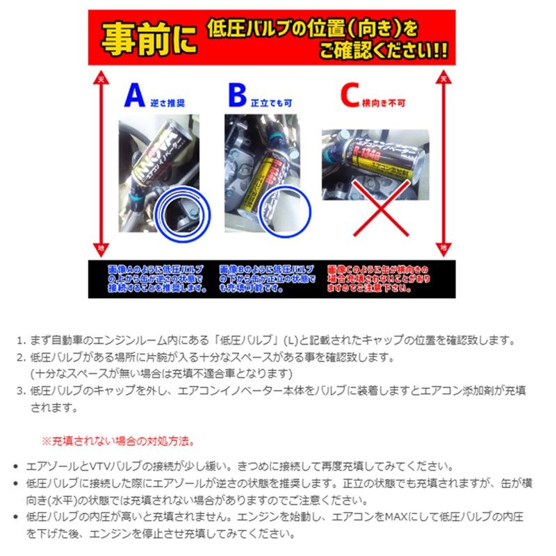 新品未使用 ヴィプロス VS-554 エアコンイノベーターHV R-134a用