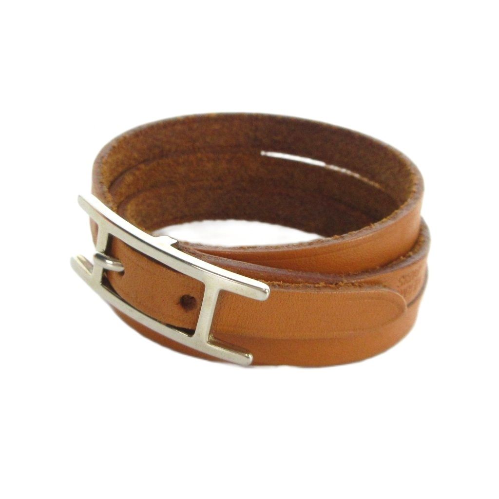 エルメス HERMES ブレスレット アクセサリー バングル アピレザー H