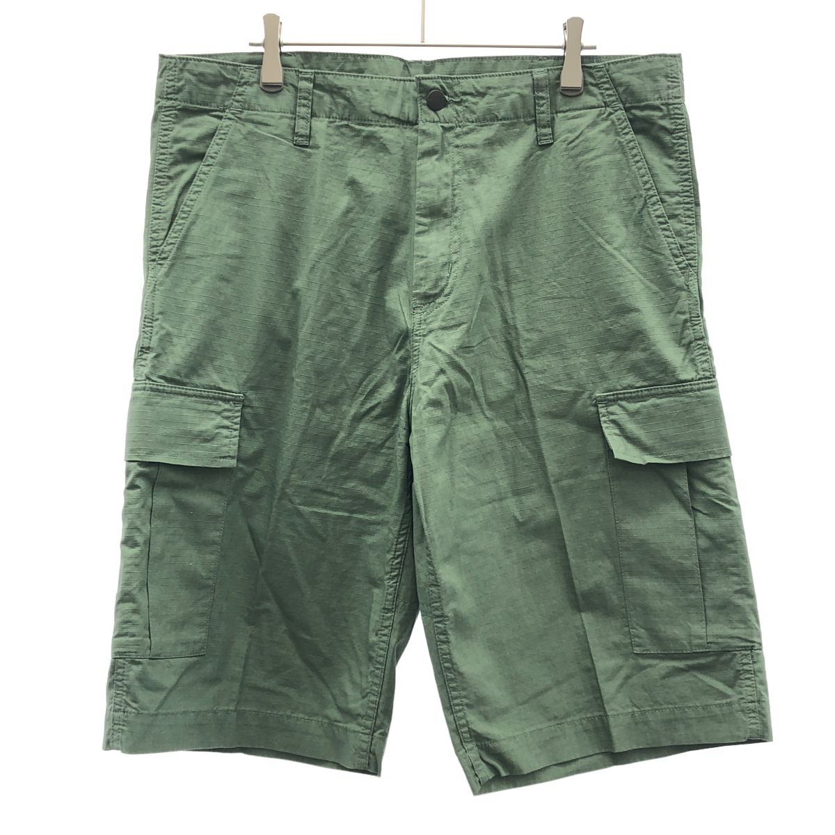 Carhartt カーハート Regular Cargo Short リップストップカーゴショートパンツ  グリーン 34 Carhartt カーハート Regular Cargo Short リップストップカーゴ