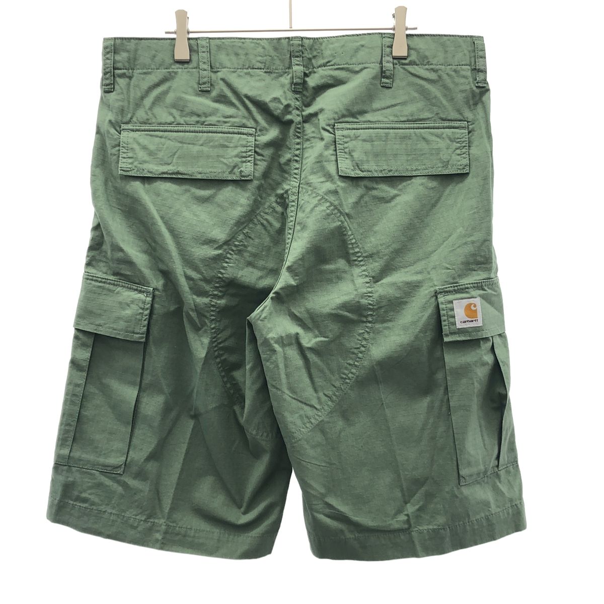 Carhartt カーハート Regular Cargo Short リップストップカーゴショートパンツ  グリーン 34 Carhartt カーハート Regular Cargo Short リップストップカーゴ