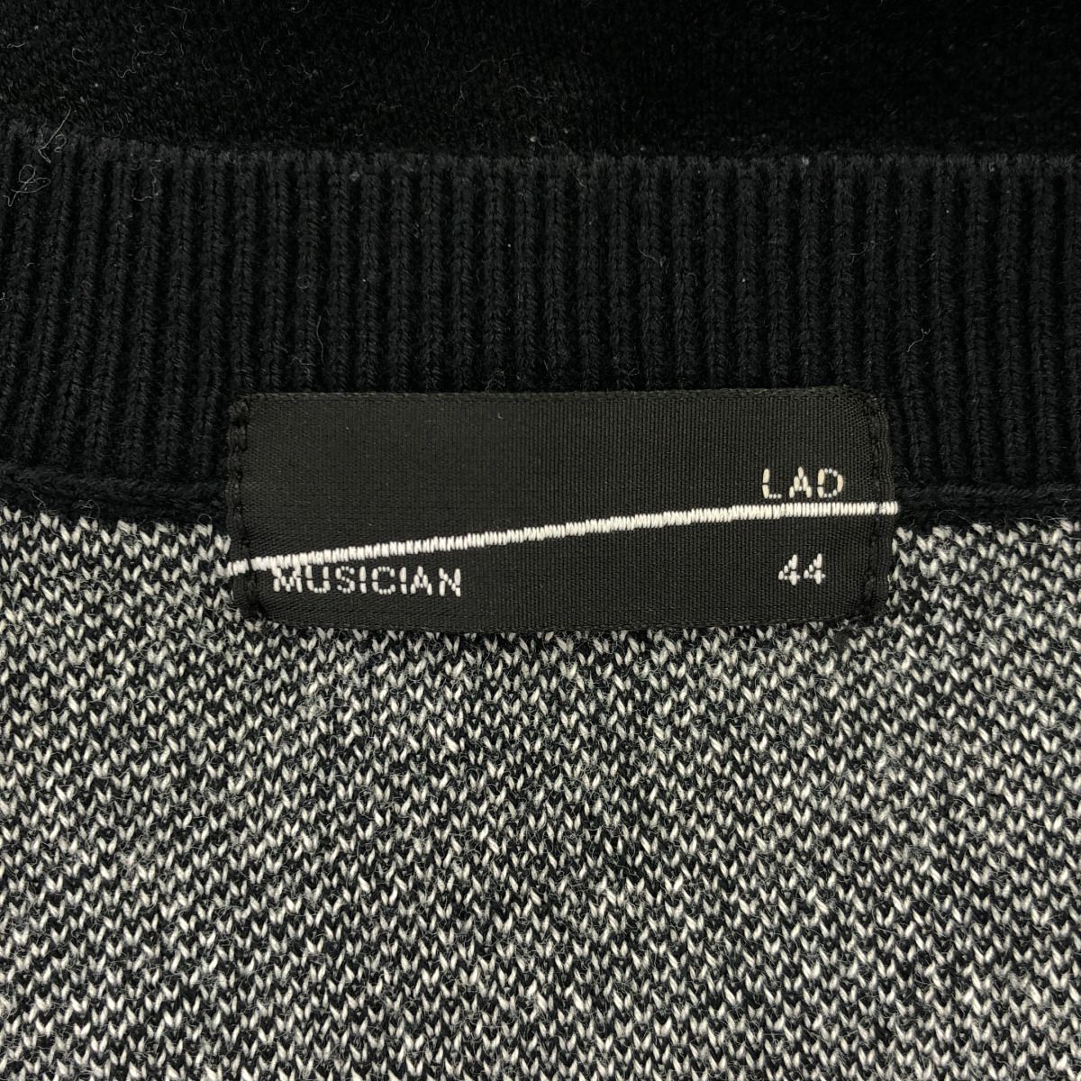 LAD MUSICIAN ラッドミュージシャン 18AW HIGH GAUGE WJQ KNIT ROSE