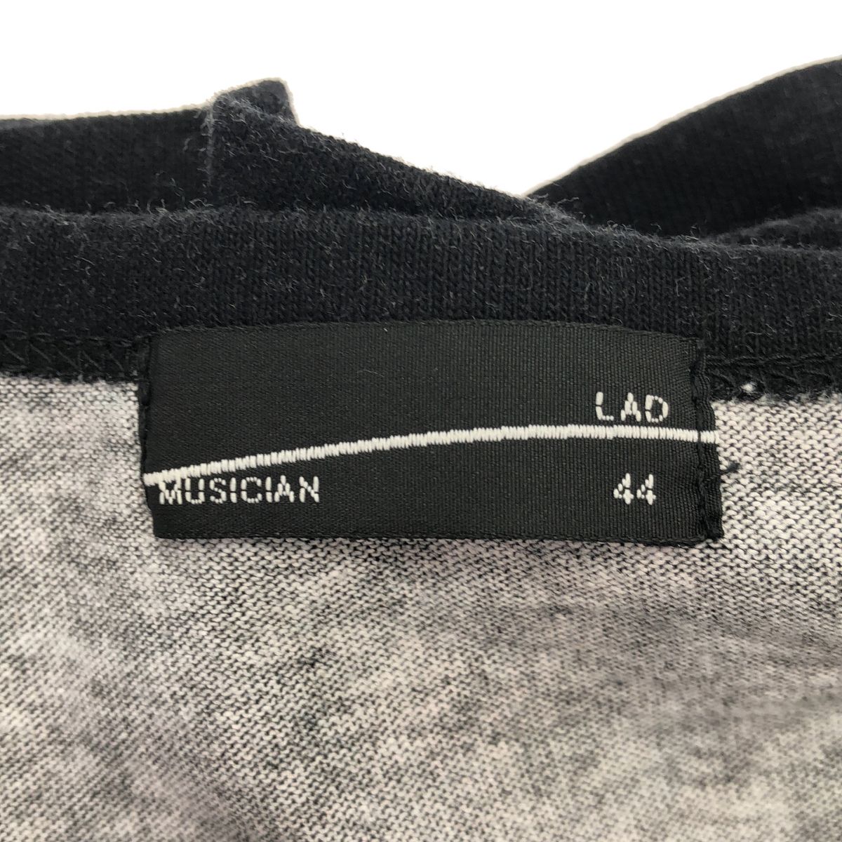 美品 希少 LAD MUSICIAN 18AW COLLARLESS BIG LAD MUSICIAN ラッドミュージシャン 18AW BIG T-SHIRT 14/1 T-CLOTH