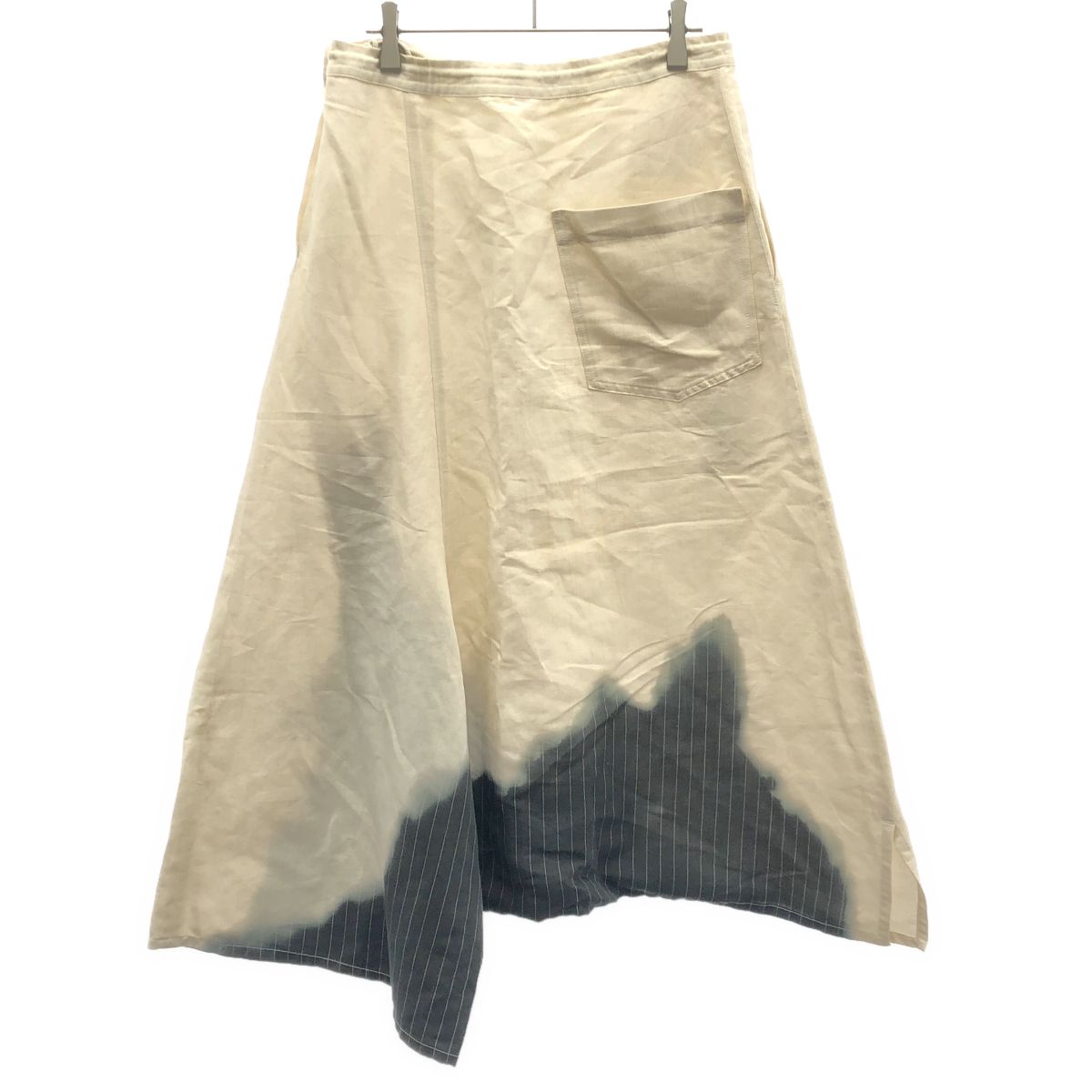 YohjiYamamoto アシンメトリーパンツ　Y's　ヨウジヤマモト　ワイズ Y's Yohji Yamamoto ワイズ ヨウジヤマモト 23SS LINEN/COTTON