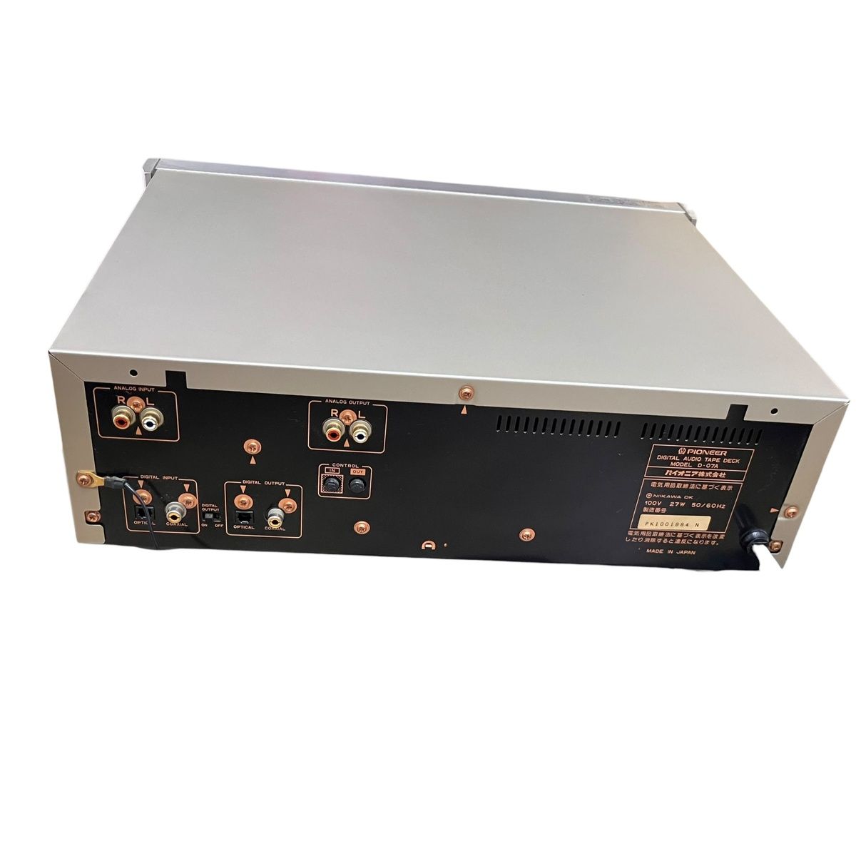 □ PIONEER D-07A DATデッキ デジタルオーディオテープデッキ
