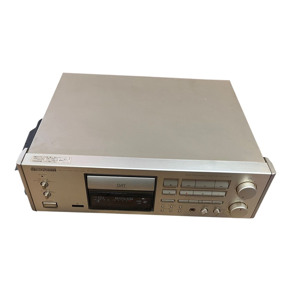 □ PIONEER D-07A DATデッキ デジタルオーディオテープデッキ