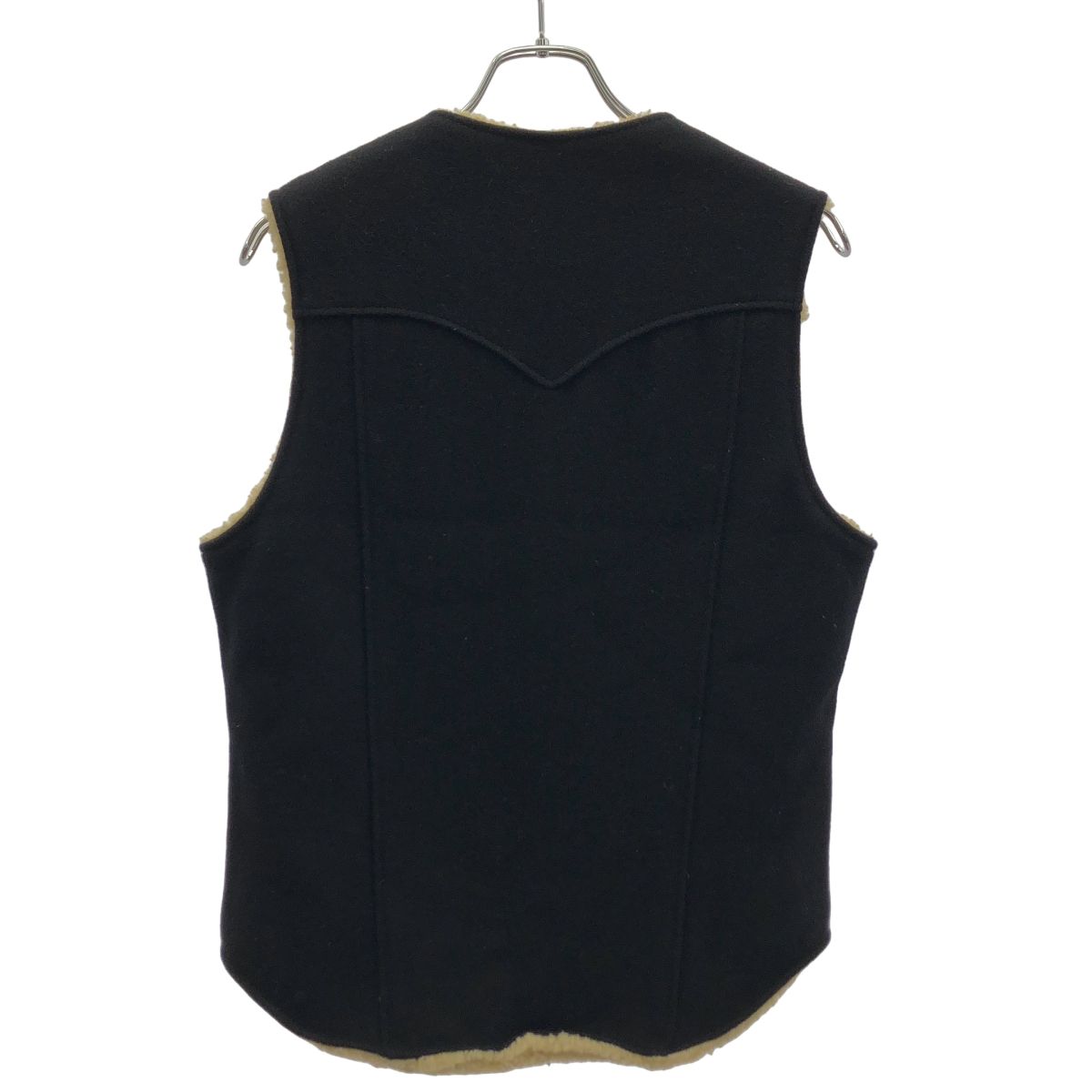 Schott×BACKDROP ショット×バックドロップ SOLID VEST CROSSBONE