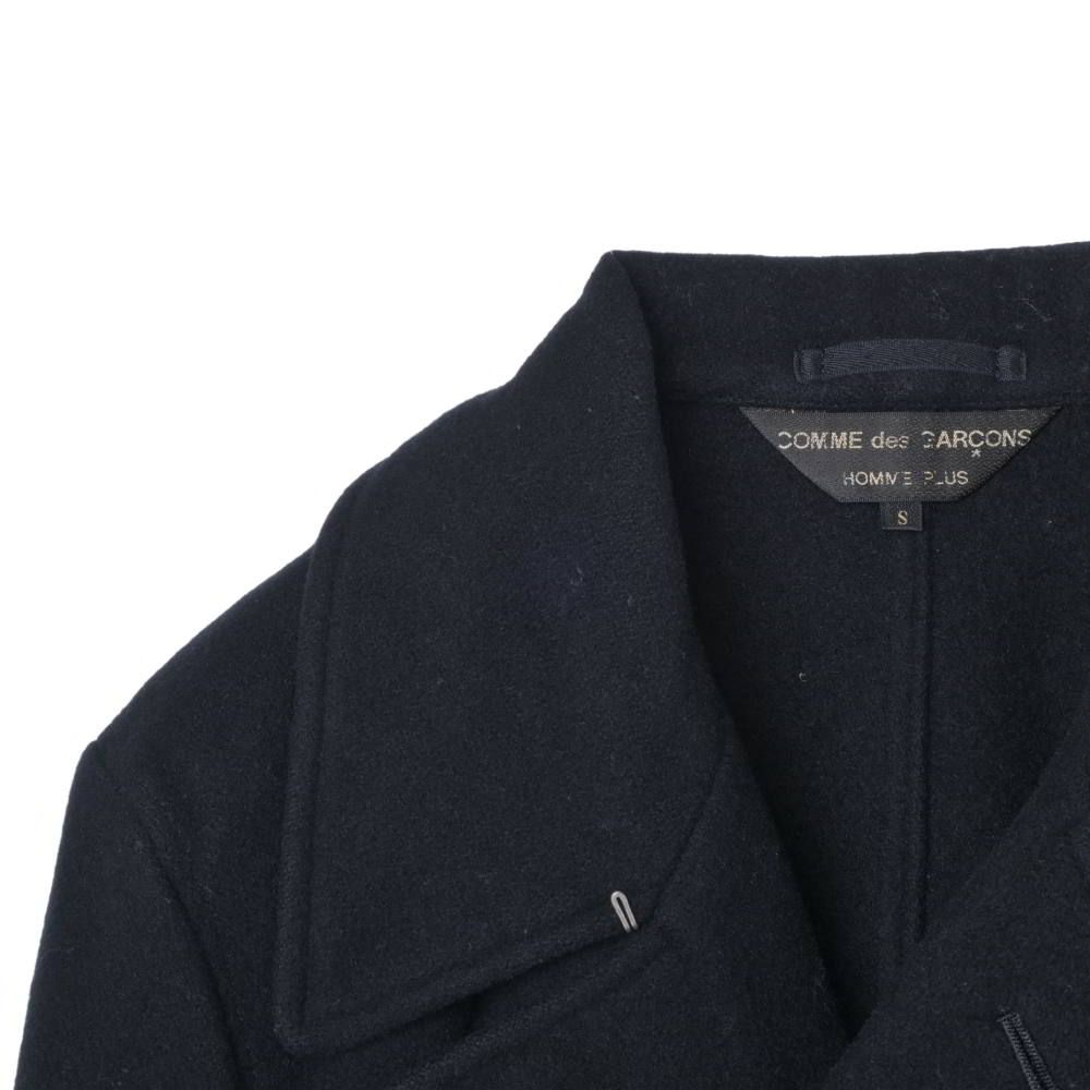 COMME des GARCONS HOMME PLUS AD2002 比翼 ウール ショート コート