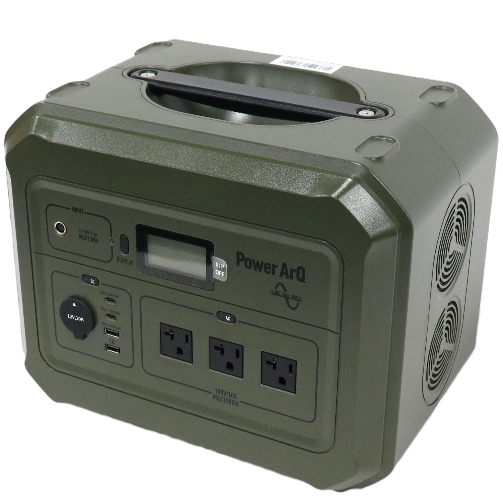 加島商事 PowerArQ Pro ポータブル電源（1000Wh）Smart Tap