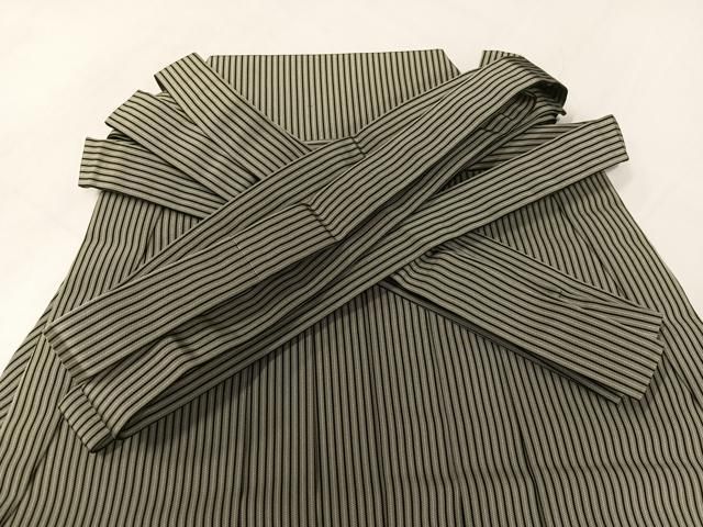 平和屋着物●男性　創業100年　毘龍織　安部吉　行灯袴　縞　正絹　逸品　AABJ0160ph 平和屋着物○男性 創業100年 毘龍織 安部吉 行灯袴 縞 正絹 逸品