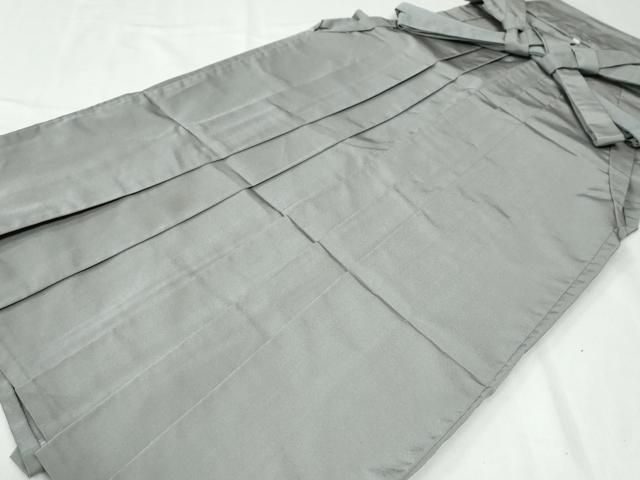 平和屋着物●男性　馬乗り袴　色無地　灰青色　CABG0706yc