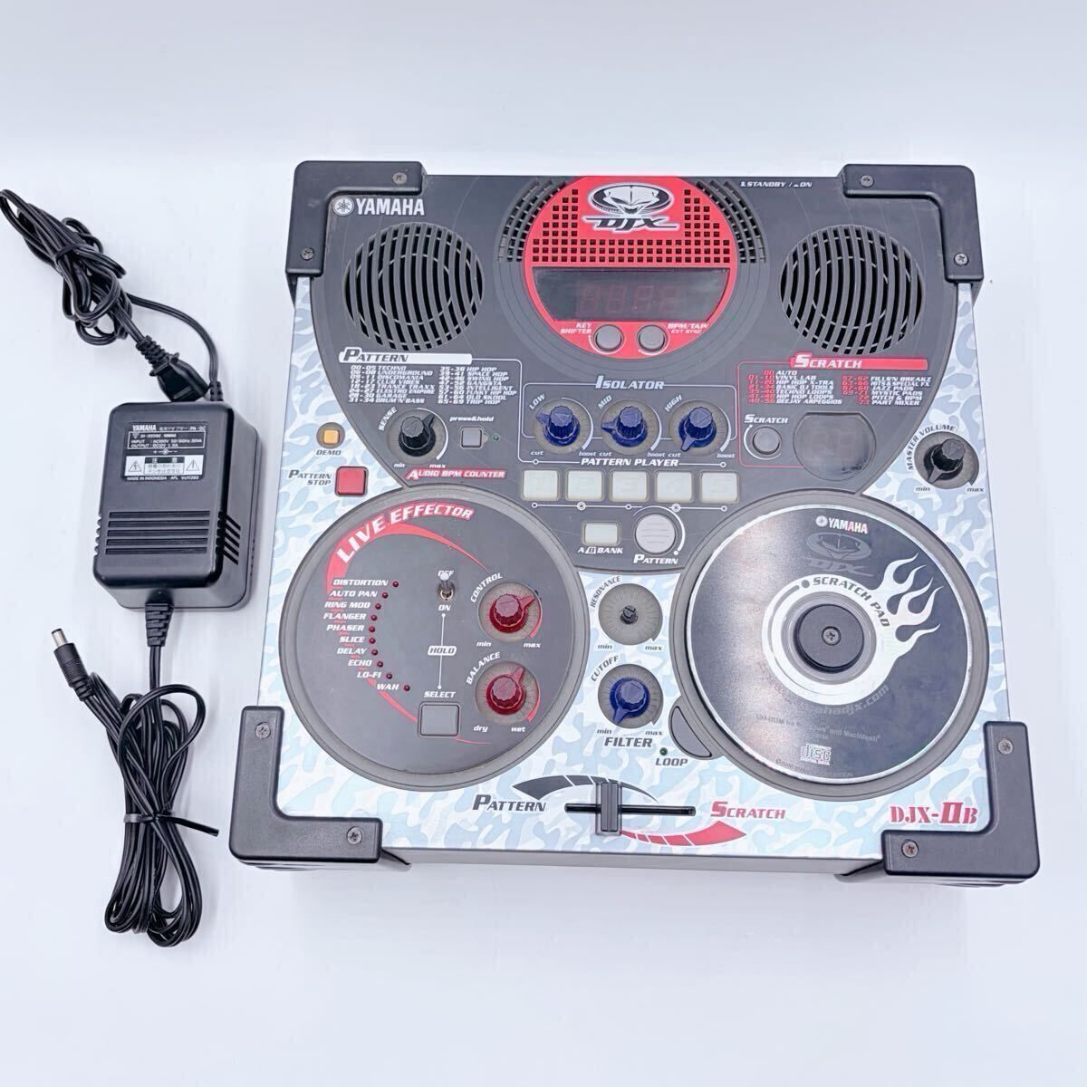 YAMAHA ヤマハ DJX-IIB DJギア リズムマシン 希少品 純正ACアダプター付き