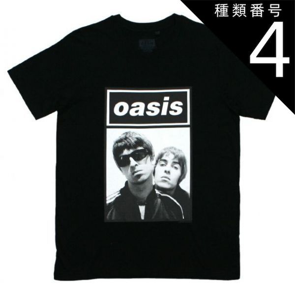 種類4：X-Large) Oasis / Noel & Liam Tee 5 (Black) - オアシス T
