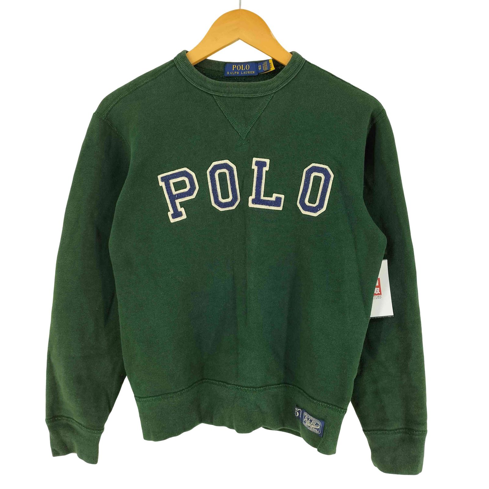 ポロラルフローレン POLO RALPH LAUREN Vガゼット ロゴ刺繍 クルー