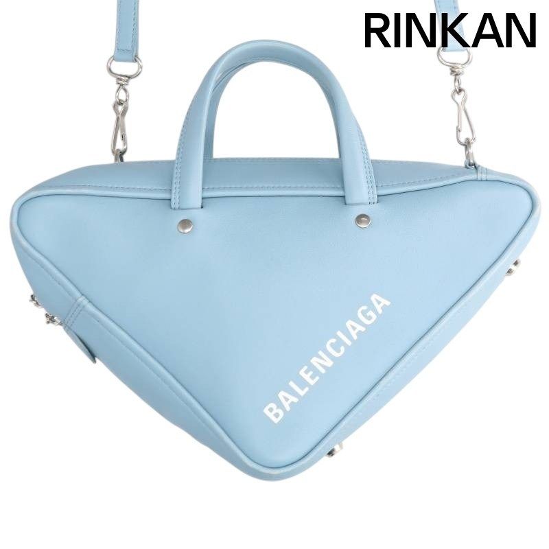 バレンシアガ 476975 TRIANGLE DUFFLE S ロゴプリントトライアングル