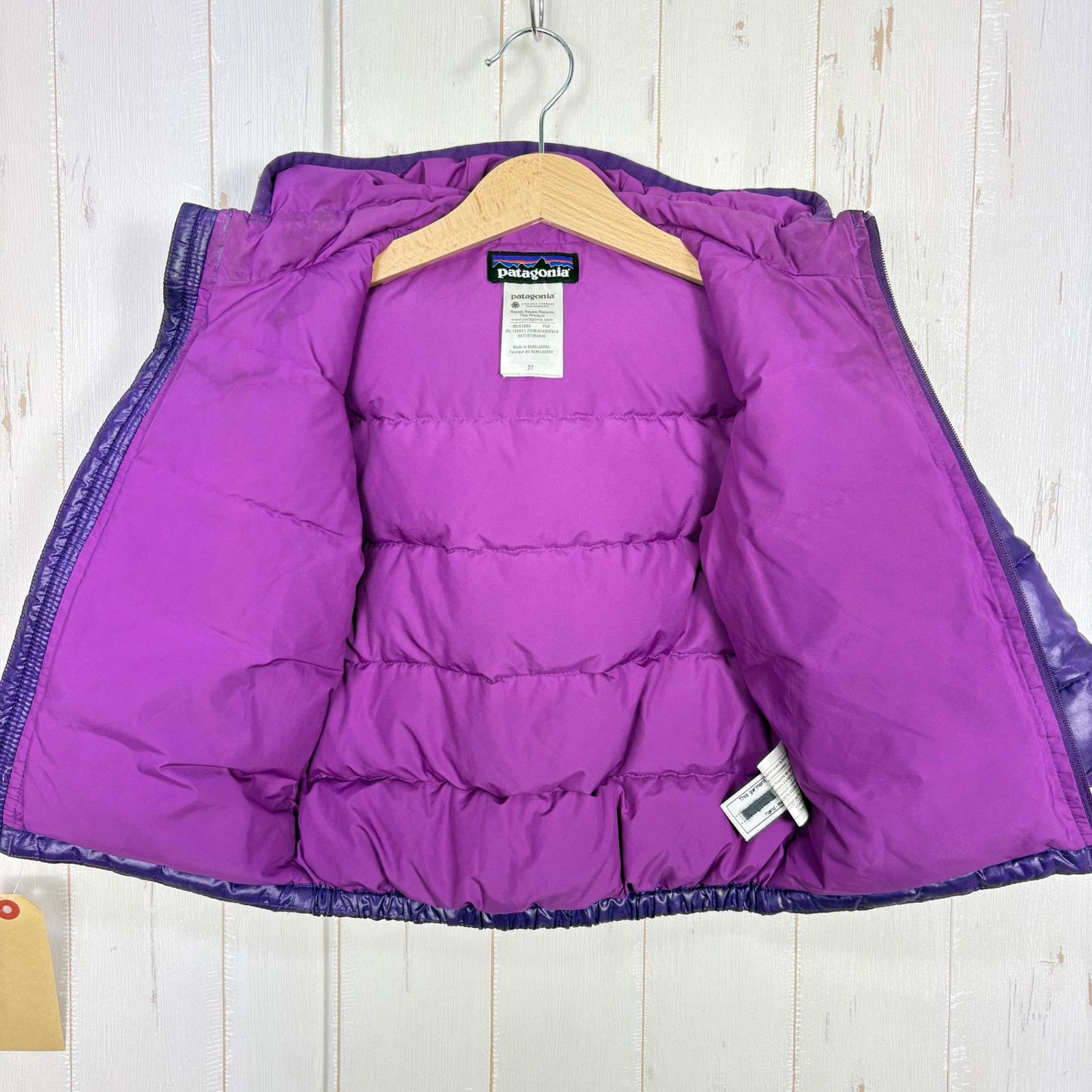 ✉️Baby's 2T パープル系 2013 Patagonia ( パタゴニア ) ハイロフト