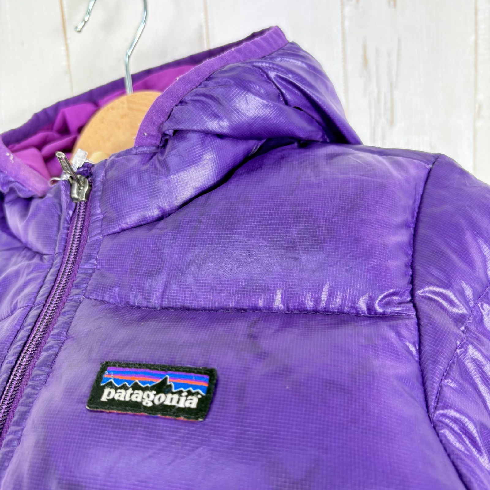 ✉️Baby's 2T パープル系 2013 Patagonia ( パタゴニア ) ハイロフト