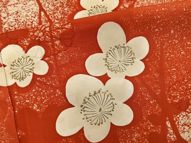 平和屋着物□訪問着 梅花文 金彩 正絹 逸品 BAAX8361mz - メルカリ