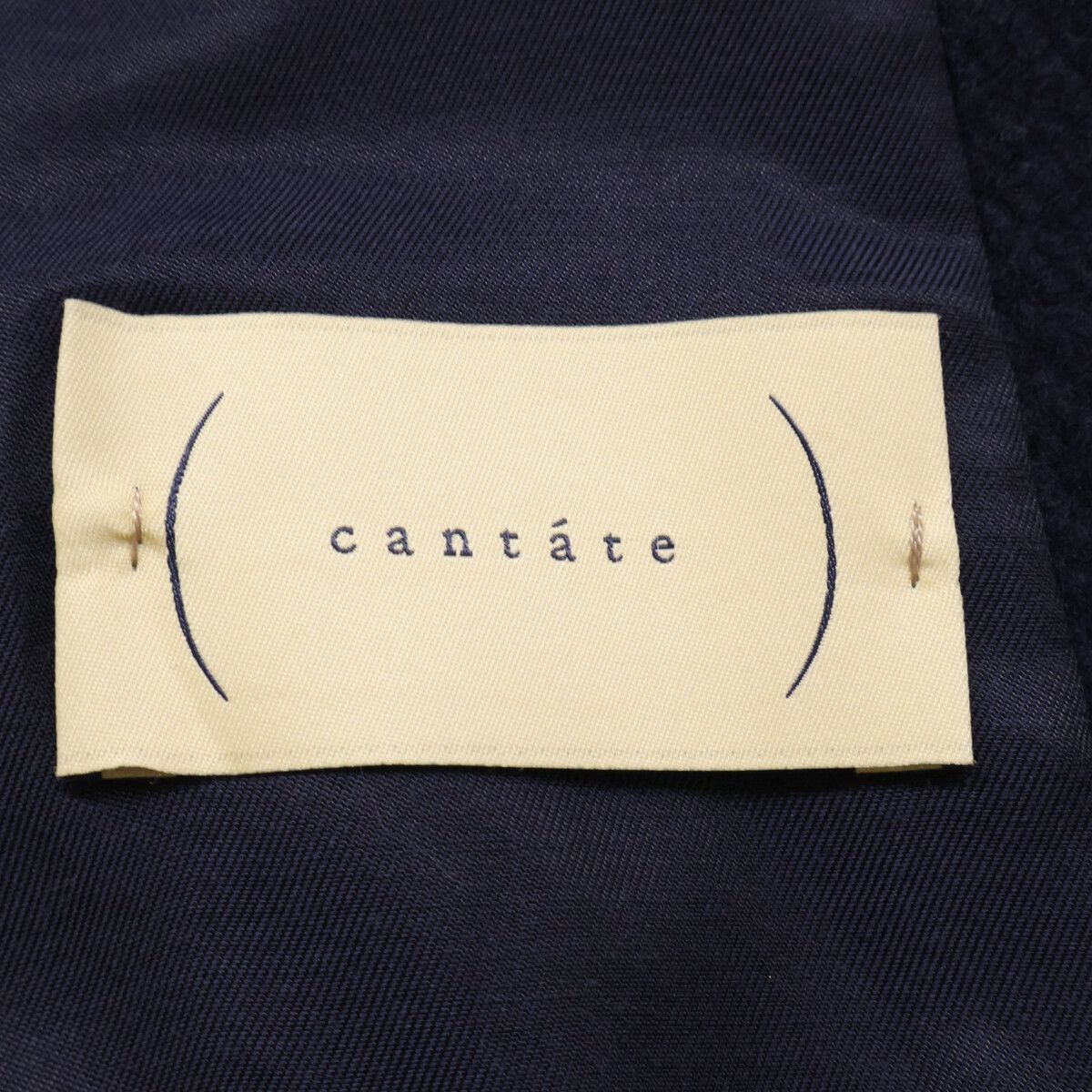 cantate カンタータ 22AWCAW079 ウール×コットン パイル ダッフル