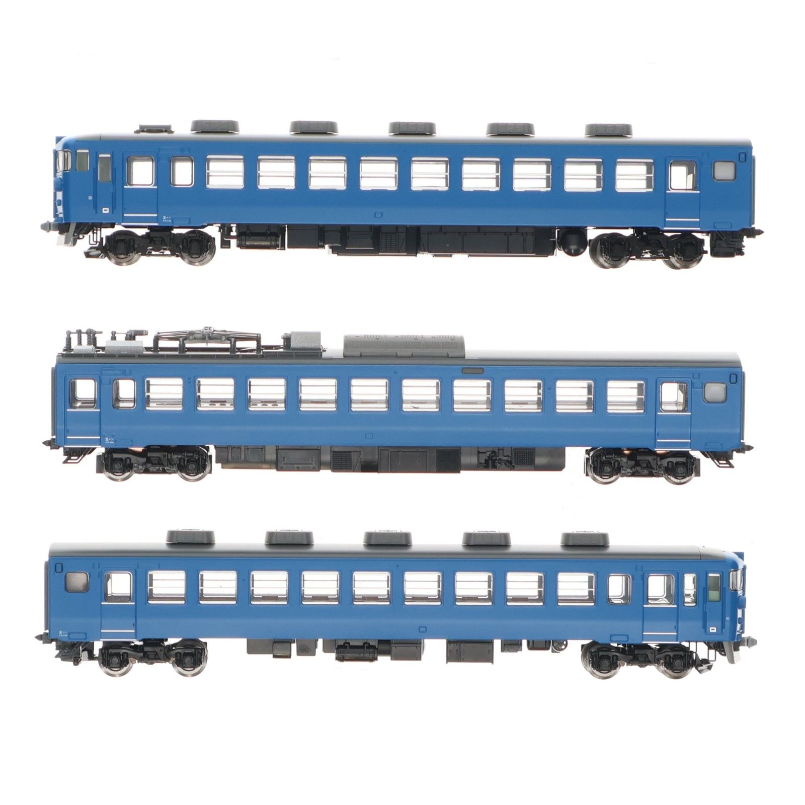 98547 JR 475系電車(北陸本線・青色)セット(3両)(動力付き) Nゲージ